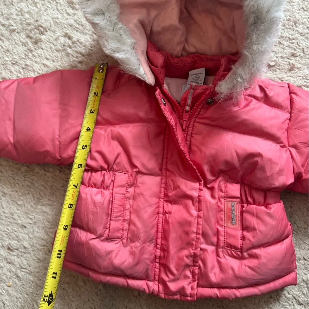 Vtg babygap puffer jacket fur hooded
